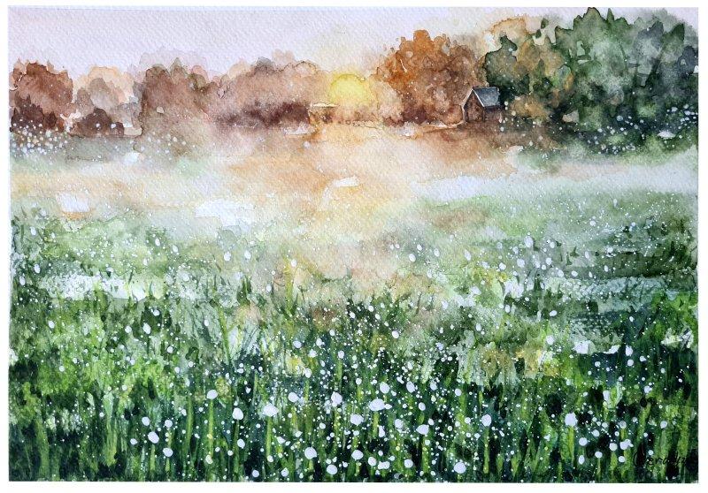 JUTRO, Painting Danijela Cverdelj