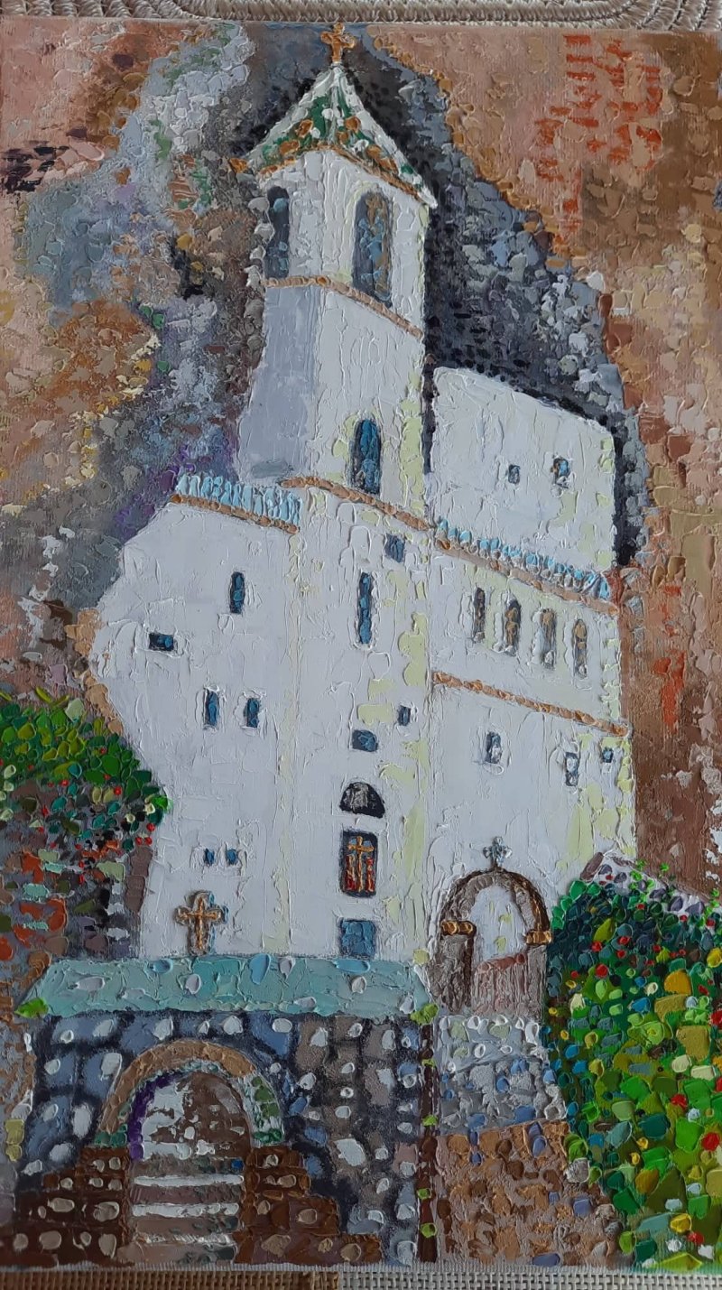 Ostrog Monastary, Painting Lidija Cvetkovic Jancic