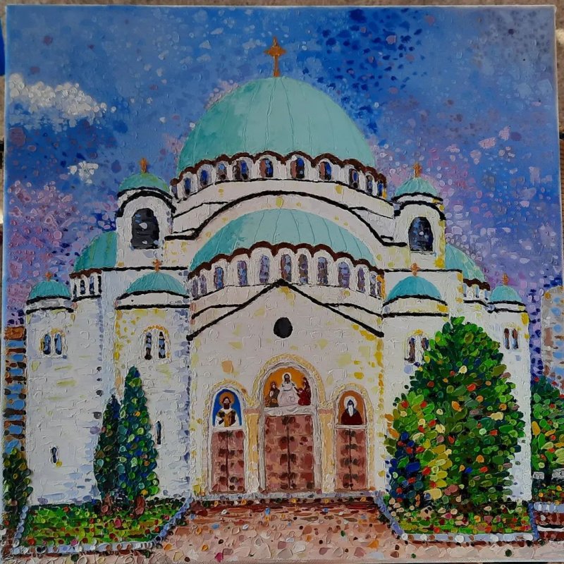 Hram Svetog Save, Slika Lidija Cvetkovic Jancic