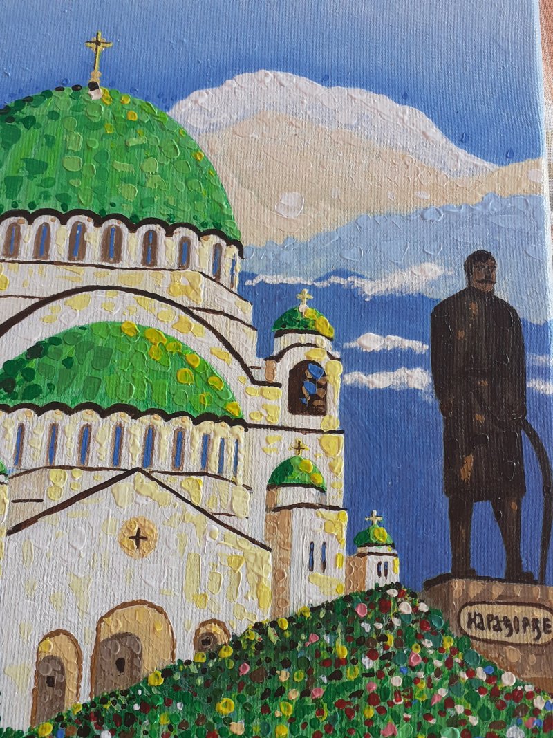 Sveti Sava Church, Painting Lidija Cvetkovic Jancic