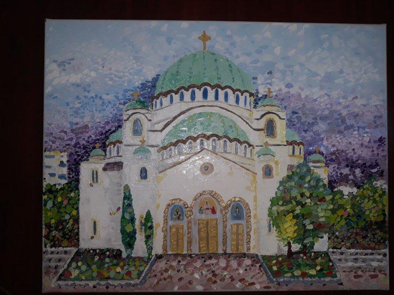 Sveti Sava Church, Painting Lidija Cvetkovic Jancic