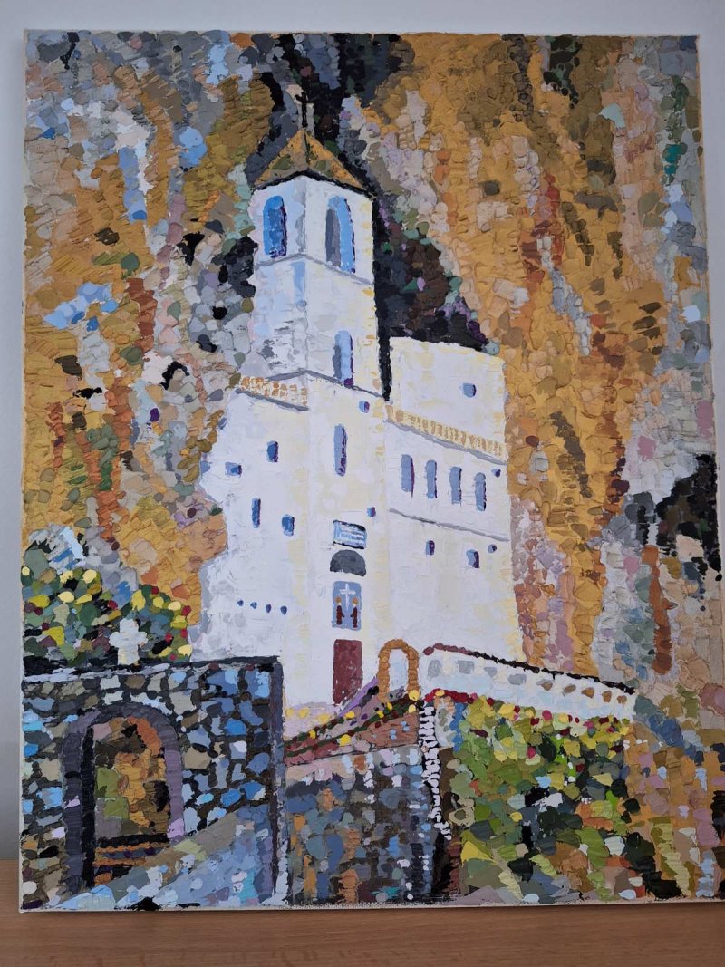 Ostrog Monastary, Painting Lidija Cvetkovic Jancic