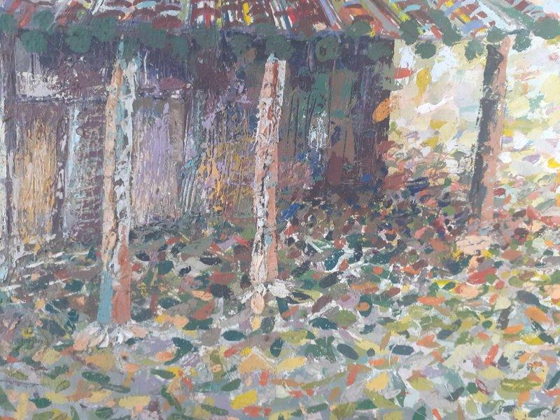Old house, Painting Lidija Cvetkovic Jancic