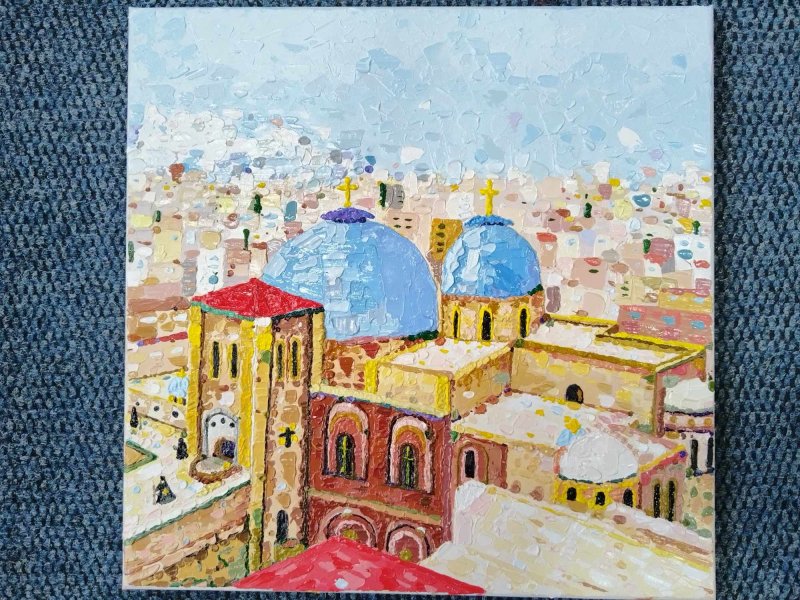 The temple of Hrist Resurrestion in Jerusalem