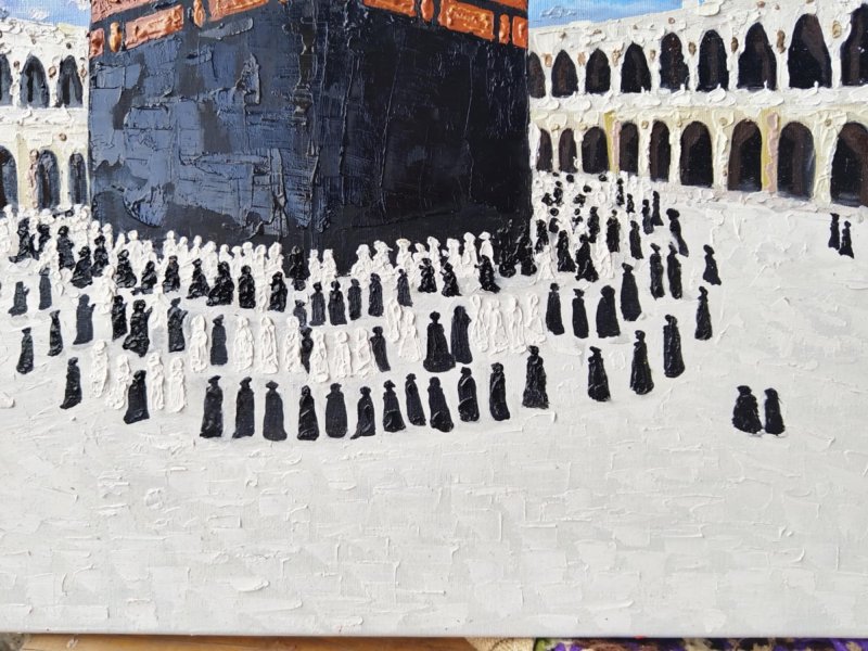 Mecca, Painting Lidija Cvetkovic Jancic