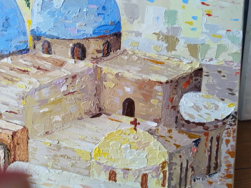 The Temple, Painting Lidija Cvetkovic Jancic