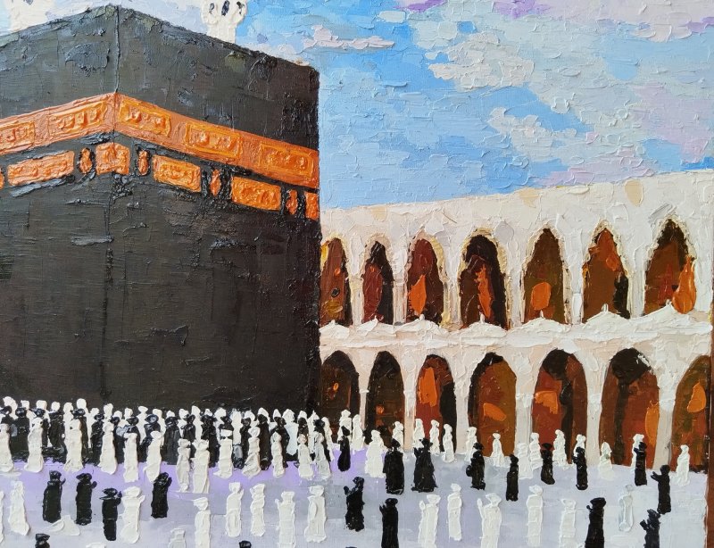 Mecca, Painting Lidija Cvetkovic Jancic