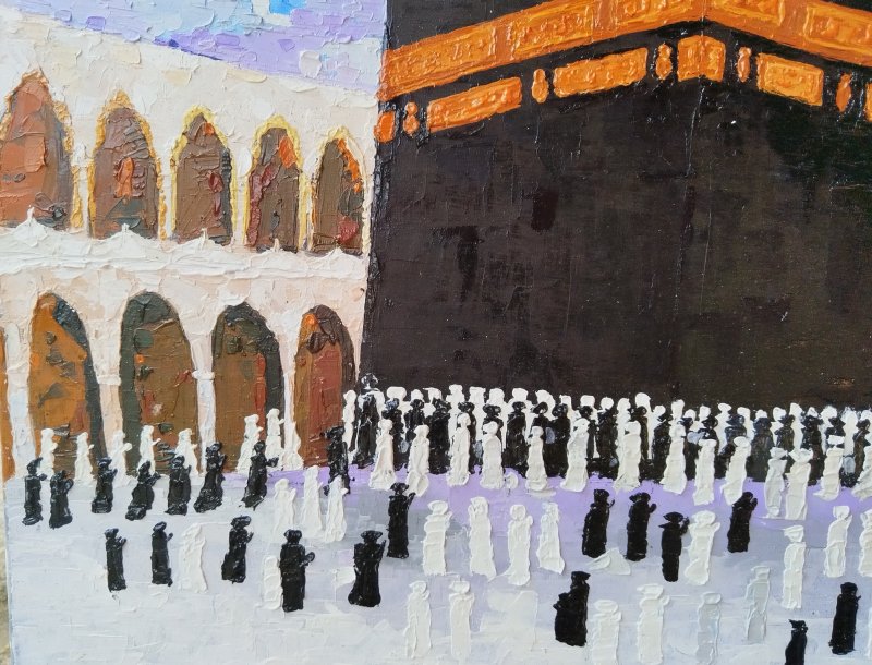 Mecca, Painting Lidija Cvetkovic Jancic