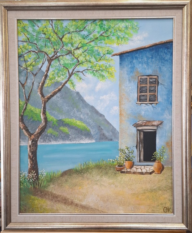 Plava kuća, Slika Olivera Krstovic