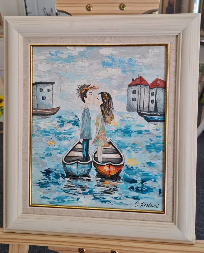 In love, Painting Olivera Krstovic