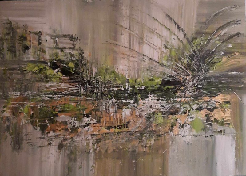 "The lost city", Painting Dragica Židišić