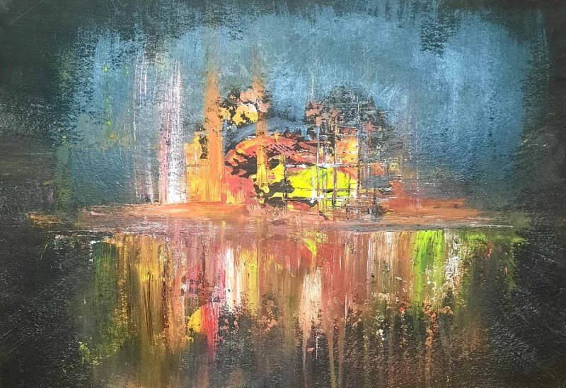 Reflection, Painting Dragica Židišić