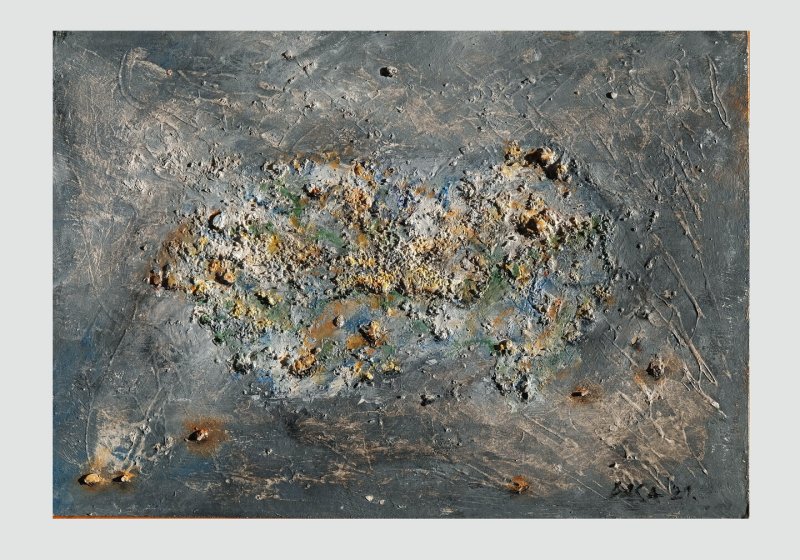 "From space", Painting Dragica Židišić