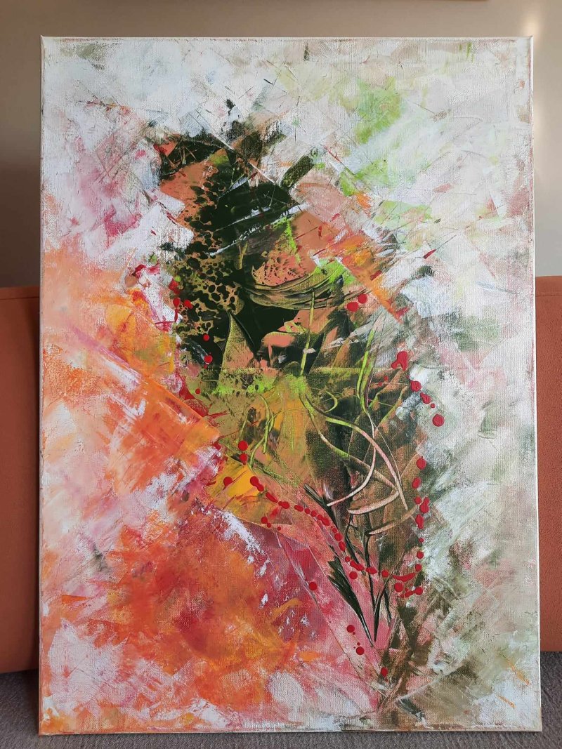 "Troubled dreams", Painting Dragica Židišić