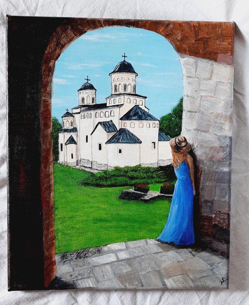 Manastir Mileševa, Slika Svetlana Petrovic Milunovic