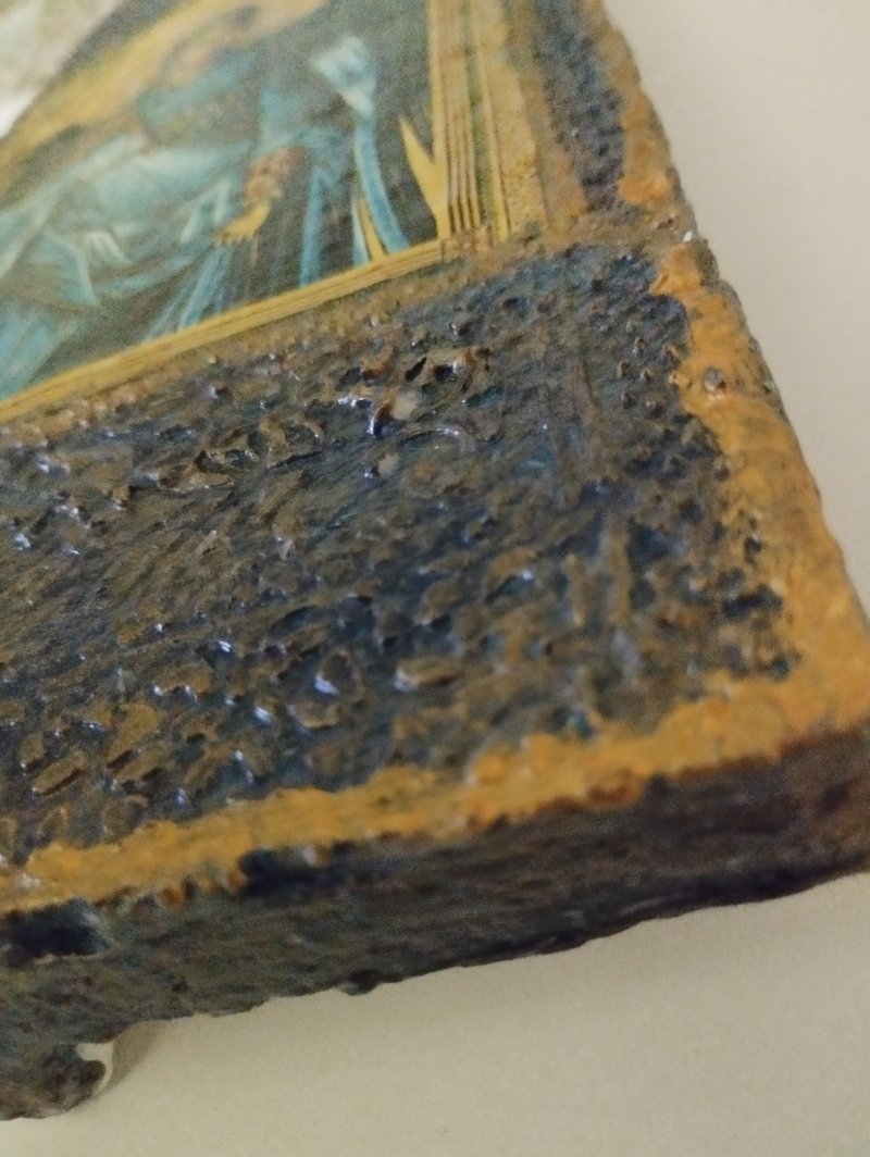 Ikona Svetog Arhangela Mihaila na biber crepu, Rukotvorina AlSteBo Art