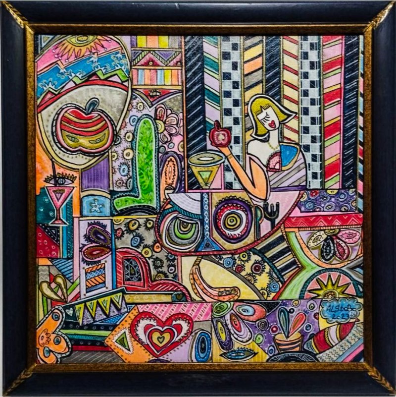 Cocktail of life, Painting AlSteBo Art