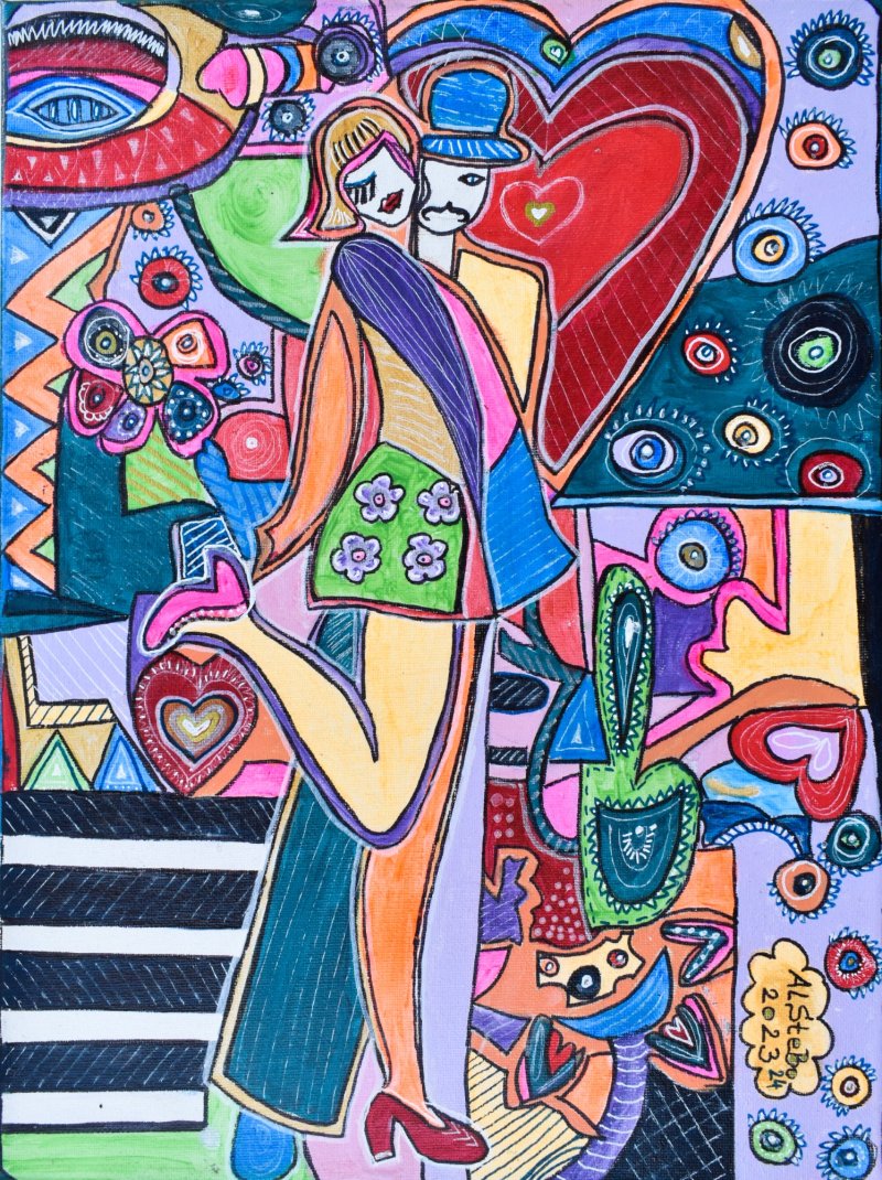 Love dance, Painting AlSteBo Art