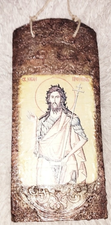 Ikona Svetog Jovana Krstitelja, Rukotvorina AlSteBo Art