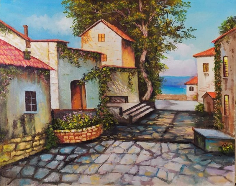 Primorski motiv, Slika Ranko