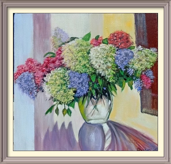 The scent of spring oil on canvas, Painting Ranko