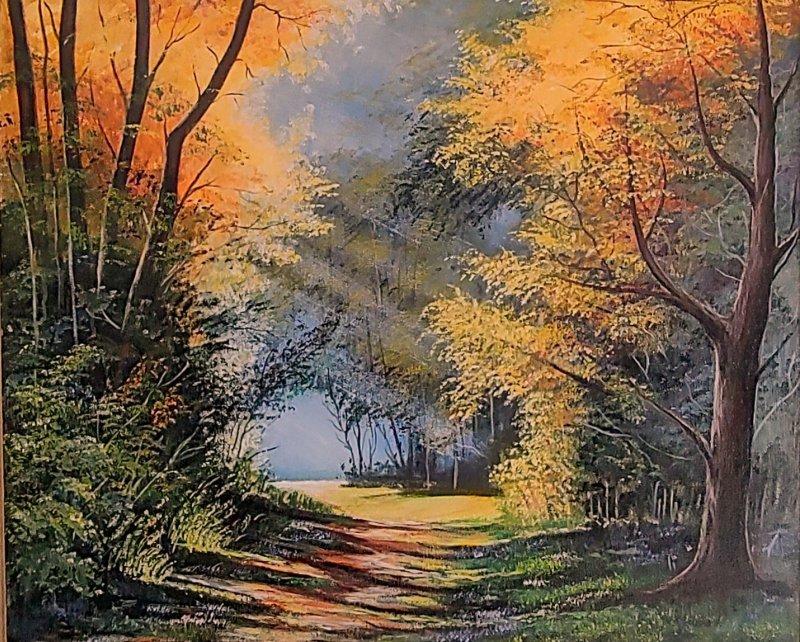 Autumn landscape, Painting Ranko