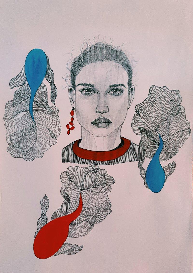 Girl, Painting Tamara