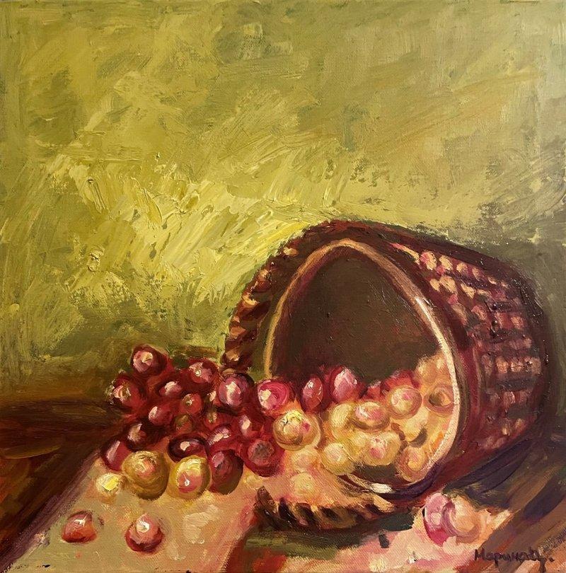 Grapes, Painting Marina Cvetković