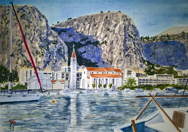 Slika na zidu: Grad Omis Hrvatska