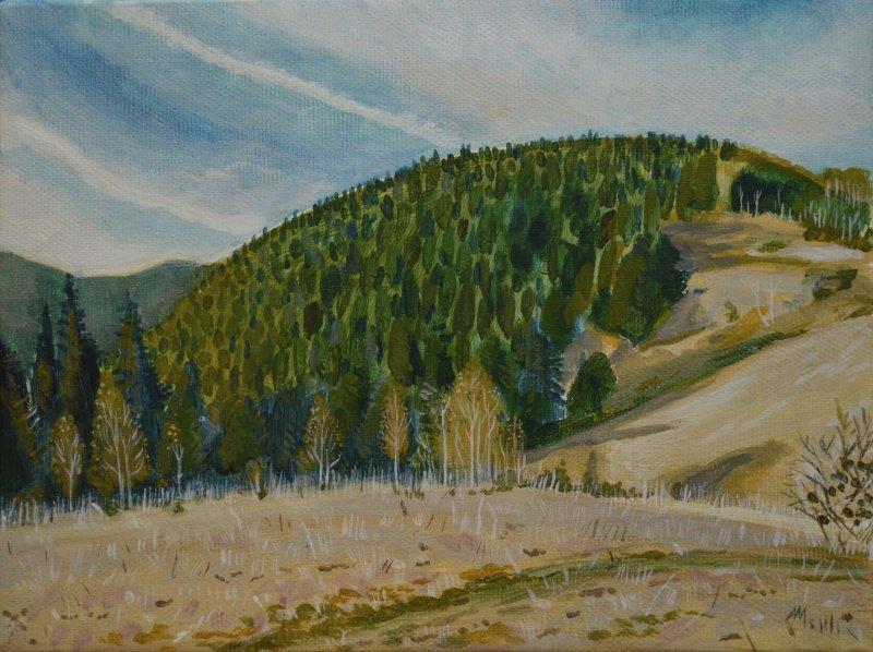 Landscape 5 - Calm, Painting Ana Marković