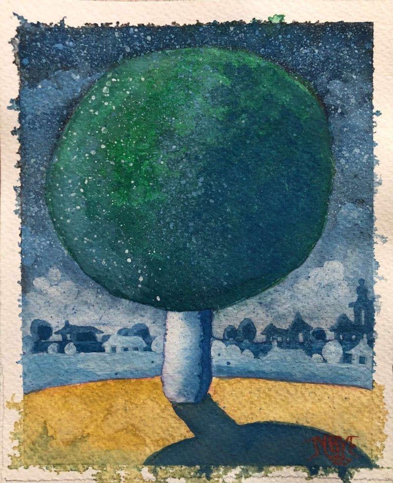 CM Tree, Painting Milos Milosevic