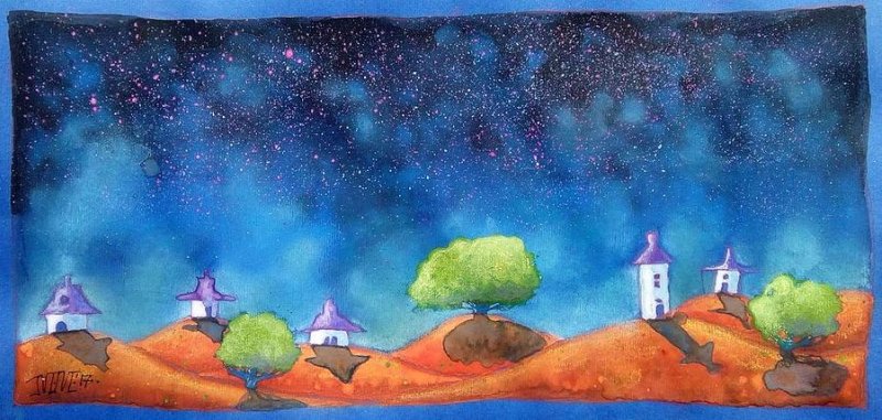 Before daylight, Painting Milos Milosevic