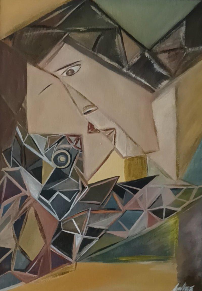 BIRTH OF LOVE, Painting Anna