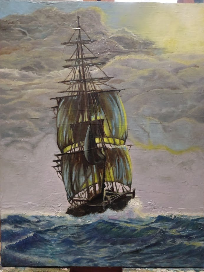after storm, Painting Dragoslav