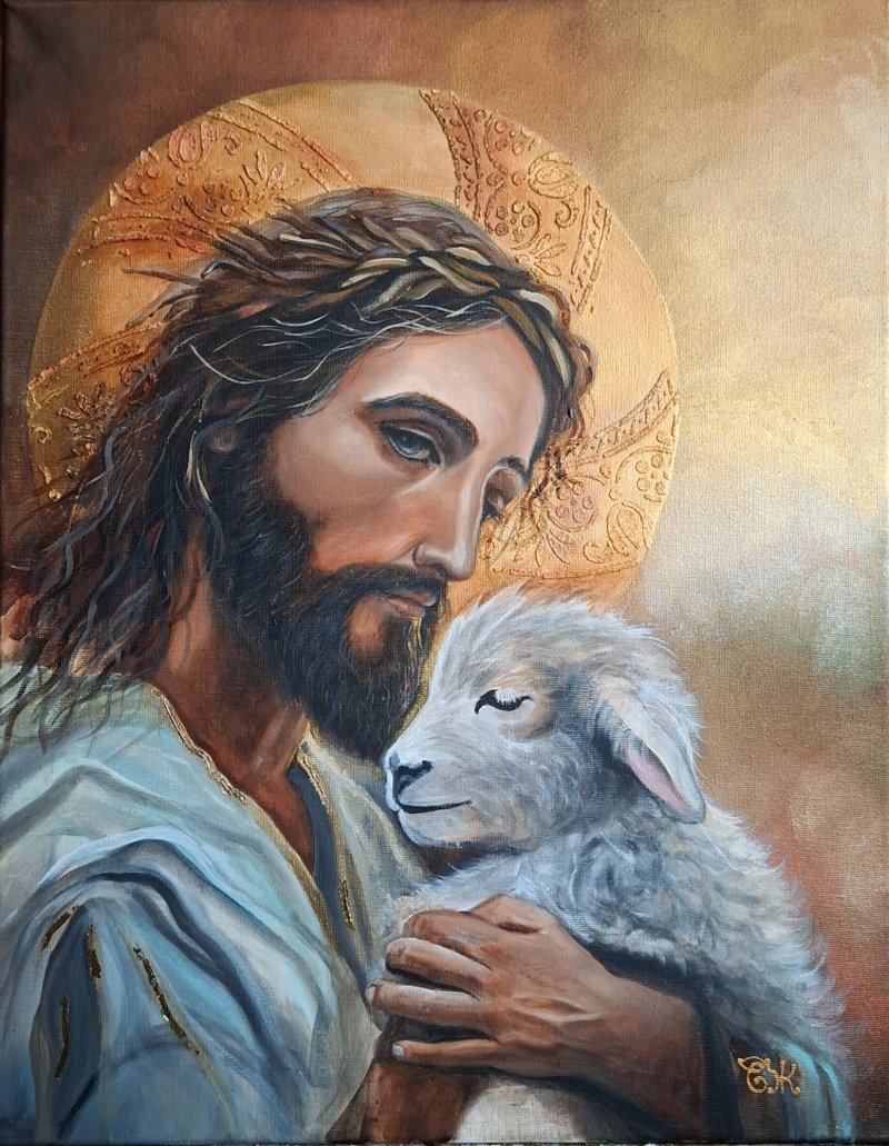 Jesus Christ, Painting Brankica Žuržulj