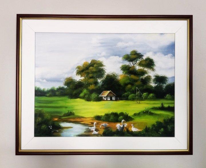 Village, Painting Brankica Žuržulj