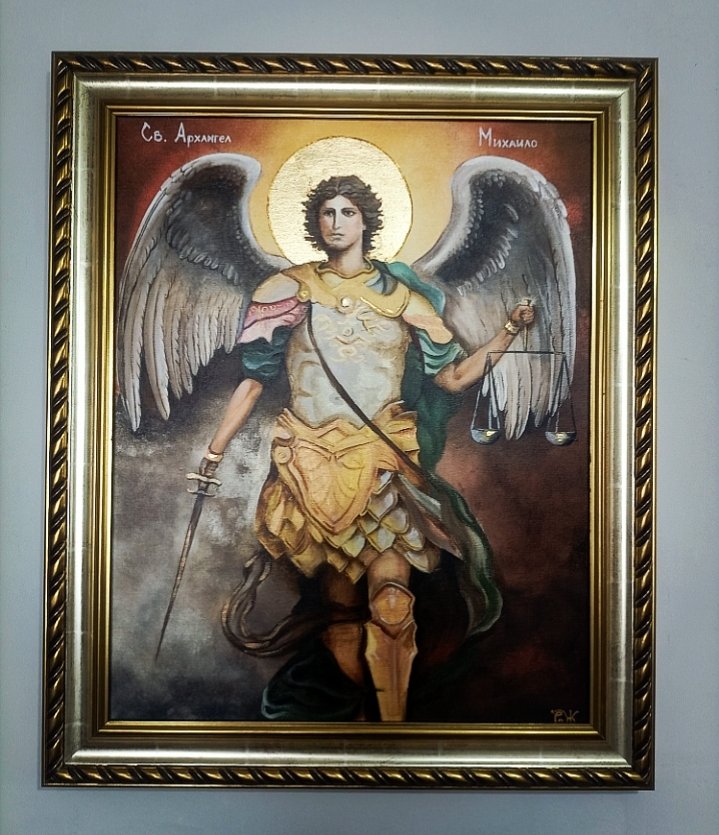 Saint Michael, Painting Brankica Žuržulj