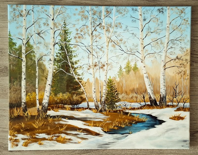 The Winter, Painting Brankica Žuržulj