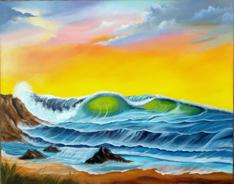 The Sea, Painting Brankica Žuržulj
