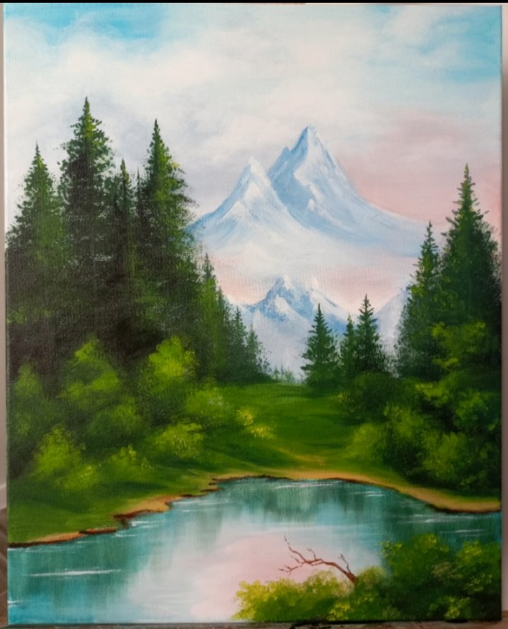 Mountains, Painting Brankica Žuržulj