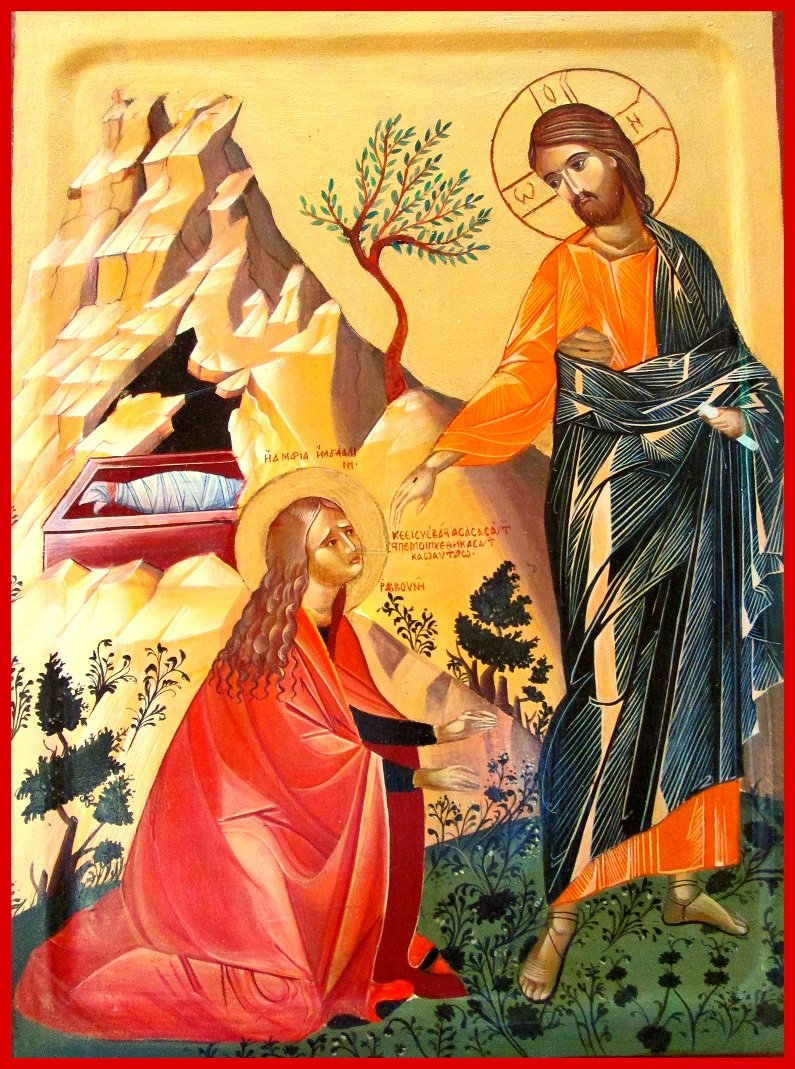 Ikona Gospoda i Marije Magdaline (Blaga Marija), Slika Marijana Stevancev