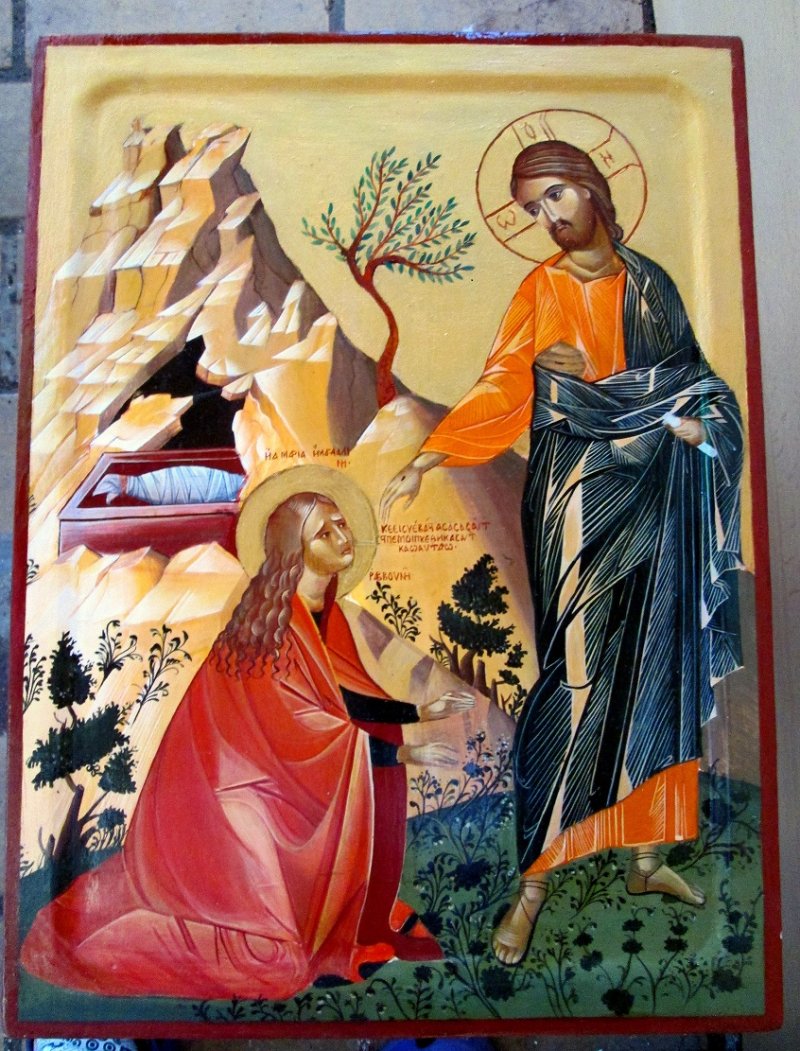 Ikona Gospoda i Marije Magdaline (Blaga Marija), Slika Marijana Stevancev
