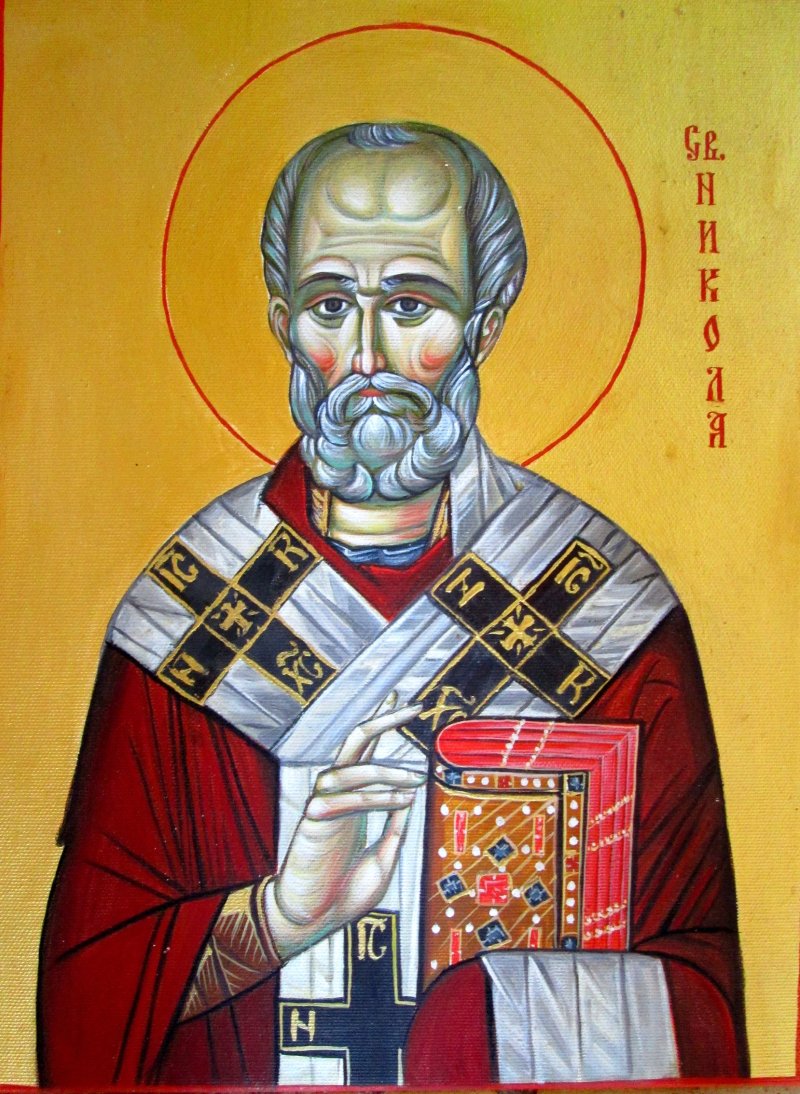 SAINT NICHOLAS, Painting Marijana Stevancev