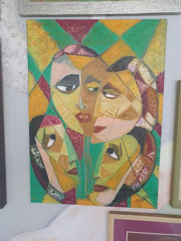 oil, Painting Ljiljana