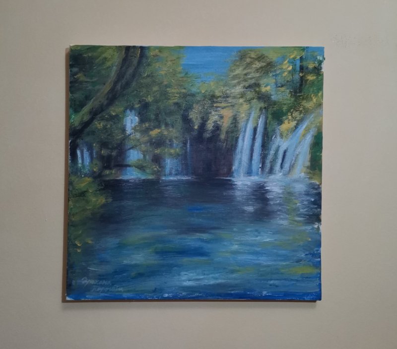 Waterfalls, Painting Dragana Piroski