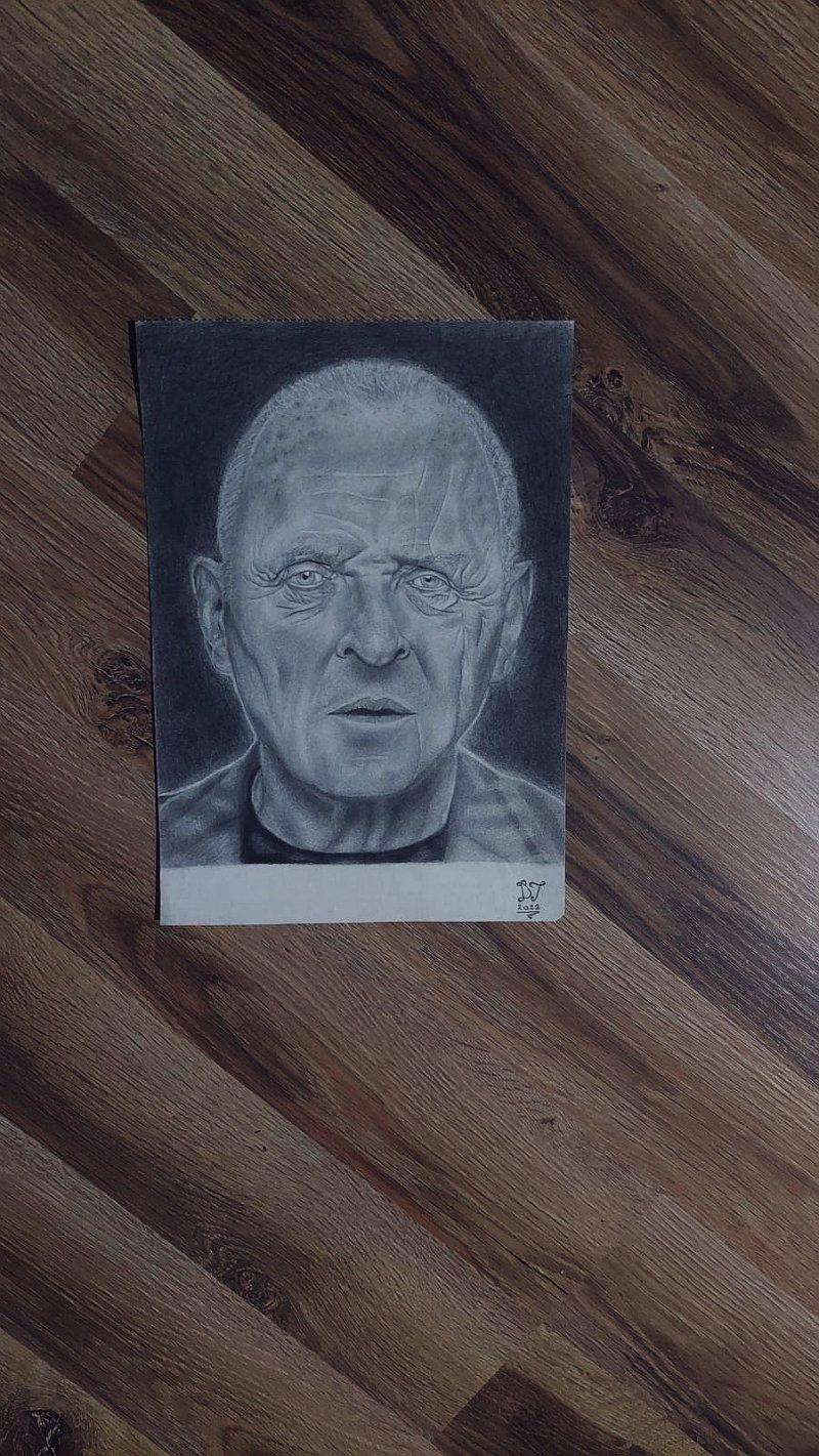 Anthony Hopkins portret!!!, Crtež Darko Tanaskovic