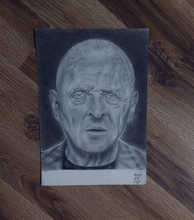 Anthony Hopkins portret!!!, Crtež Darko Tanaskovic