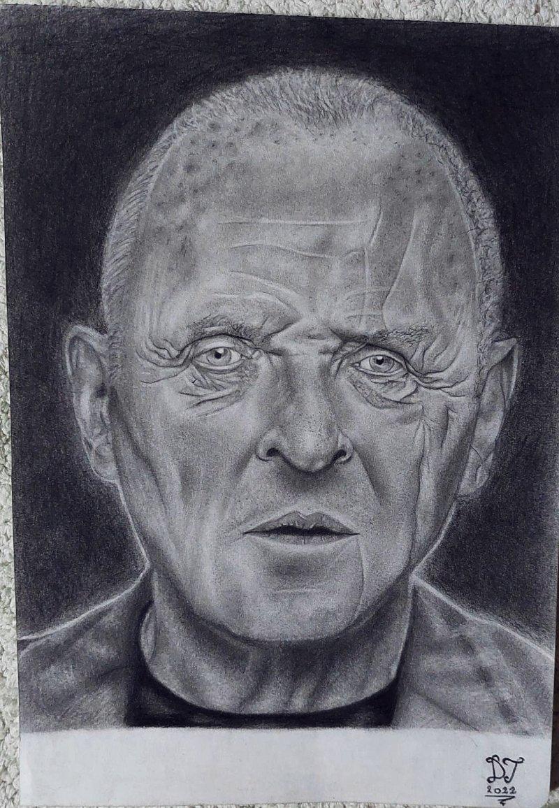 Anthony Hopkins portret!!!, Crtež Darko Tanaskovic