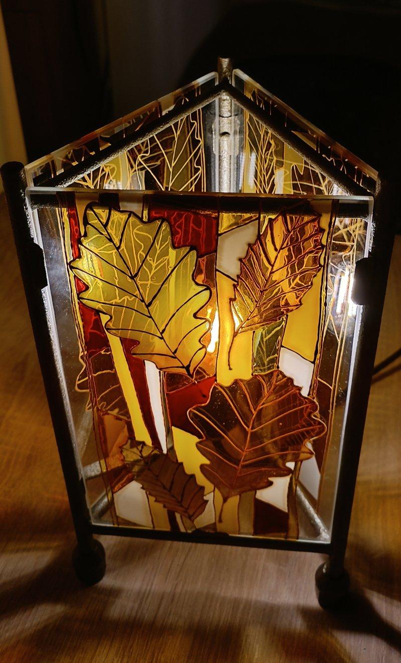 lamp leaves, Handicraft Jelena Ajduković