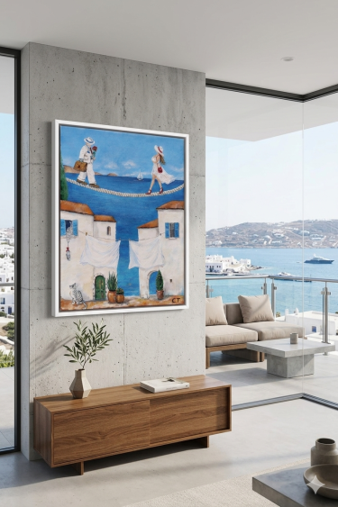 Mediterranean balance, Painting Tatjana Simić